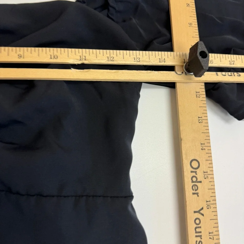 Abercrombie & Fitch Dress Women XS Black Off Shoulder Ruffle Mini Cottagecore - Picture 8 of 11